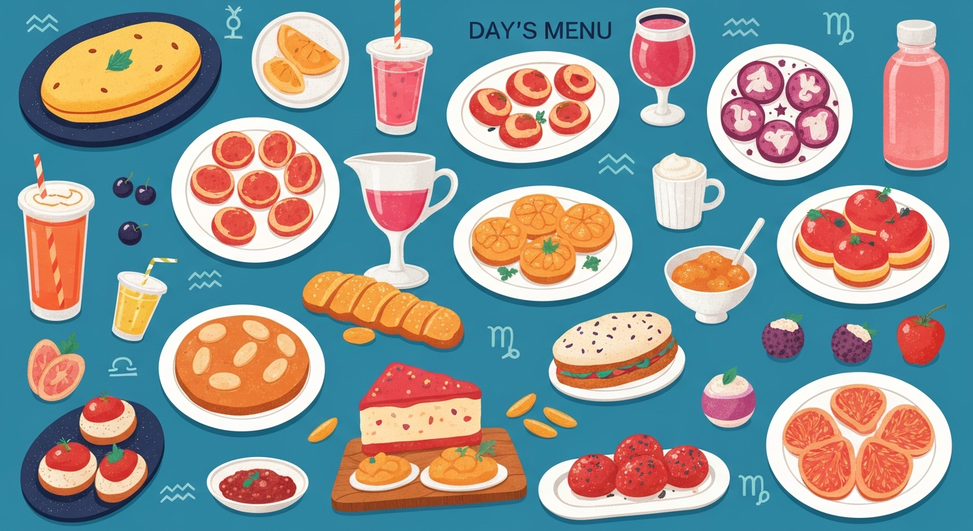 Order Your Dream Day of Food and We'll Reveal Your Zodiac Sign ✨🍽️